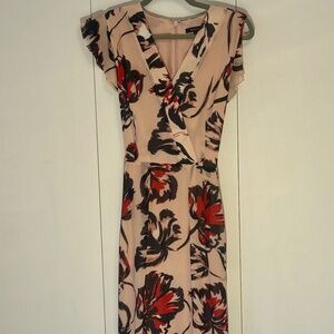Floral Spring Wrap Dress